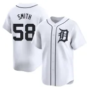Men's Limited White Dylan Smith Detroit Tigers Home Jersey