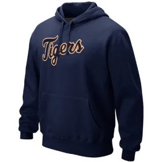 Men's Navy Detroit Tigers Classic 1.2 Pullover Hoodie