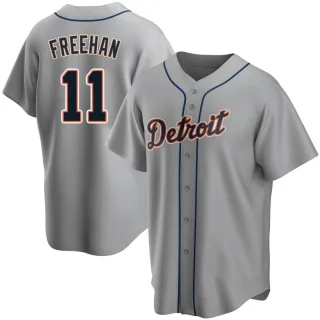 Men's Replica Gray Bill Freehan Detroit Tigers Road Jersey