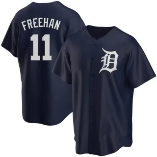 Men's Replica Navy Bill Freehan Detroit Tigers Alternate Jersey