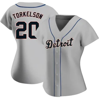 Women's Authentic Gray Spencer Torkelson Detroit Tigers Road Jersey