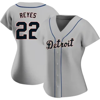Women's Authentic Gray Victor Reyes Detroit Tigers Road Jersey