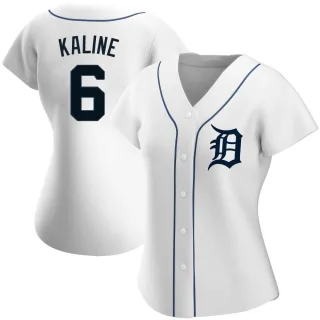 Women's Authentic White Al Kaline Detroit Tigers Home Jersey