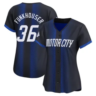 Women's Limited Blue Kyle Funkhouser Detroit Tigers 2024 City Connect Jersey