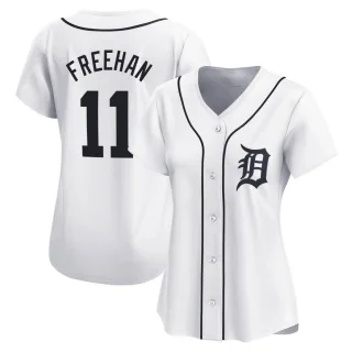 Women's Limited White Bill Freehan Detroit Tigers Home Jersey