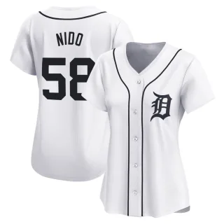 Women's Limited White Tomas Nido Detroit Tigers Home Jersey