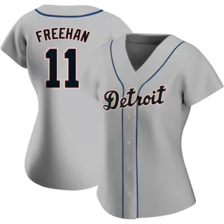 Women's Replica Gray Bill Freehan Detroit Tigers Road Jersey