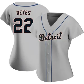 Women's Replica Gray Victor Reyes Detroit Tigers Road Jersey