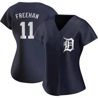 Women's Replica Navy Bill Freehan Detroit Tigers Alternate Jersey