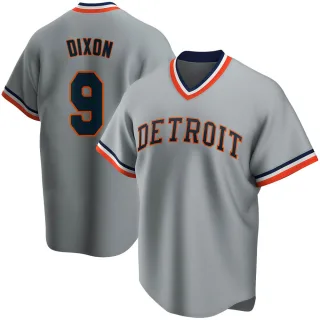 Youth Gray Brandon Dixon Detroit Tigers Road Cooperstown Collection Jersey