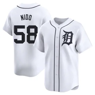 Youth Limited White Tomas Nido Detroit Tigers Home Jersey