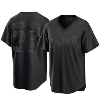 Youth Replica Black Kyle Funkhouser Detroit Tigers Pitch Fashion Jersey