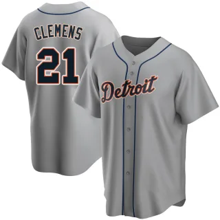 Youth Replica Gray Kody Clemens Detroit Tigers Road Jersey