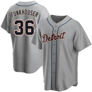 Youth Replica Gray Kyle Funkhouser Detroit Tigers Road Jersey