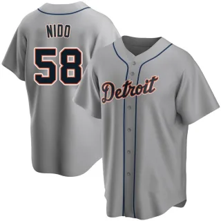 Youth Replica Gray Tomas Nido Detroit Tigers Road Jersey