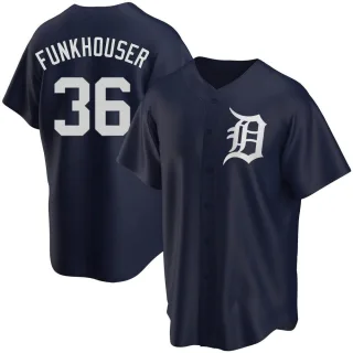 Youth Replica Navy Kyle Funkhouser Detroit Tigers Alternate Jersey
