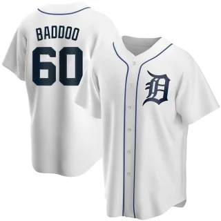 Youth Replica White Akil Baddoo Detroit Tigers Home Jersey