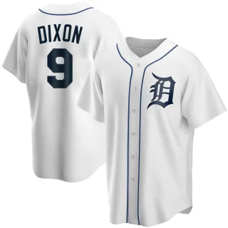 Youth Replica White Brandon Dixon Detroit Tigers Home Jersey