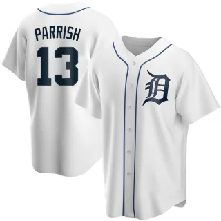 Youth Replica White Lance Parrish Detroit Tigers Home Jersey